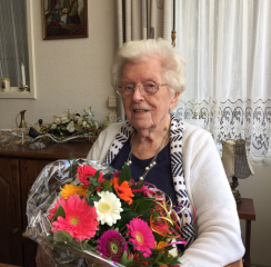 Mevrouw Klein 105 jaar!